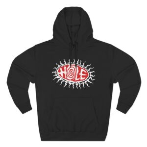 Manhead Hole Eyeball Three-Panel Fleece Hoodie