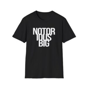 Biggie Smalls the Notorious B.i.g. Biker Unisex Softstyle T-Shirt