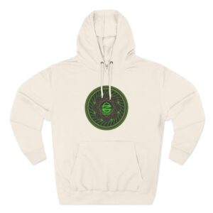 Clozee Green Earth Three-Panel Fleece Hoodie