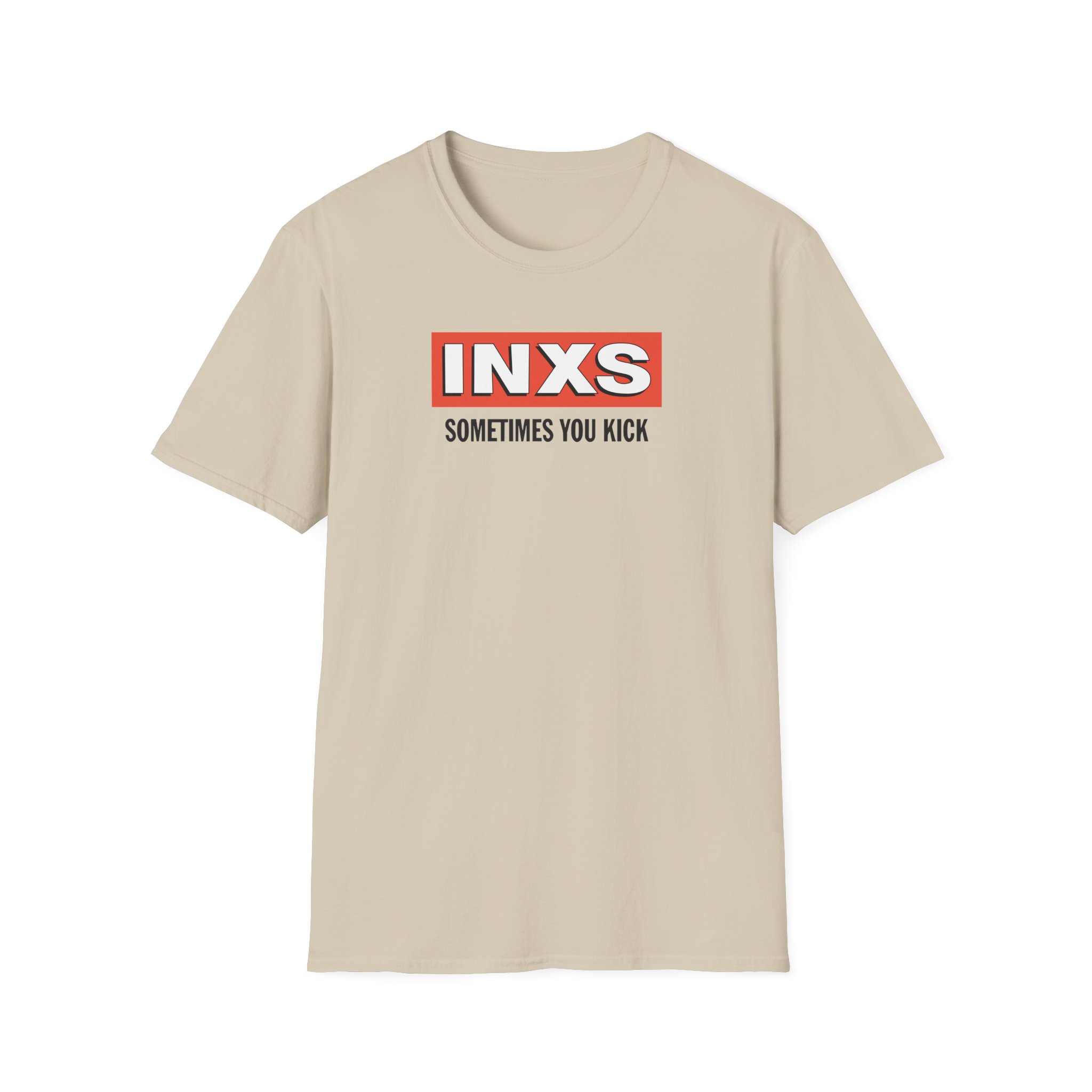 Inxs Sometimes You Kick Unisex Softstyle T-Shirt - Image 3