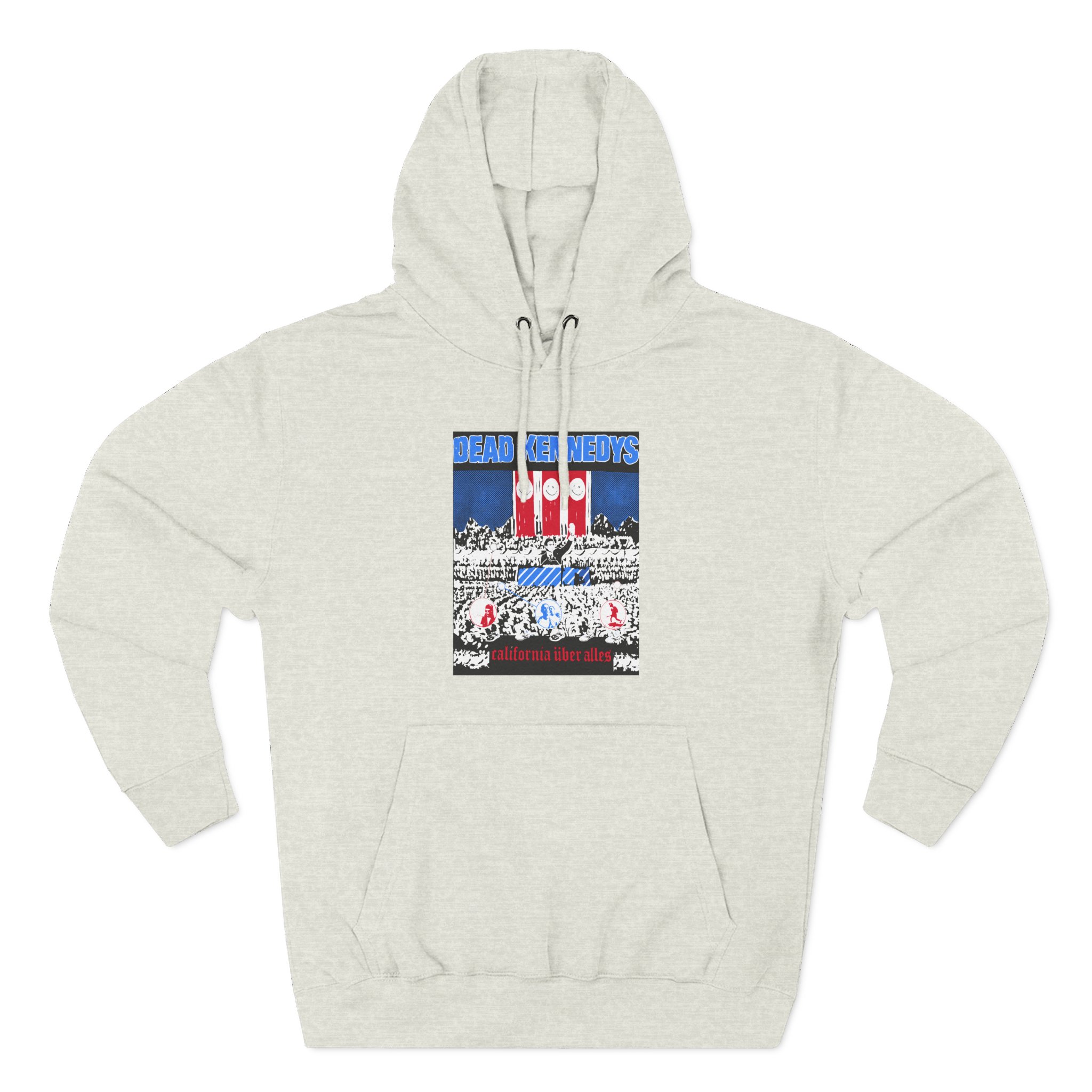 Dead Kennedys California Uber Alles Three-Panel Fleece Hoodie - Image 9