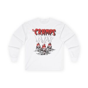 The Cramps Voodoo Skulls Unisex Ultra Cotton Long Sleeve Tee