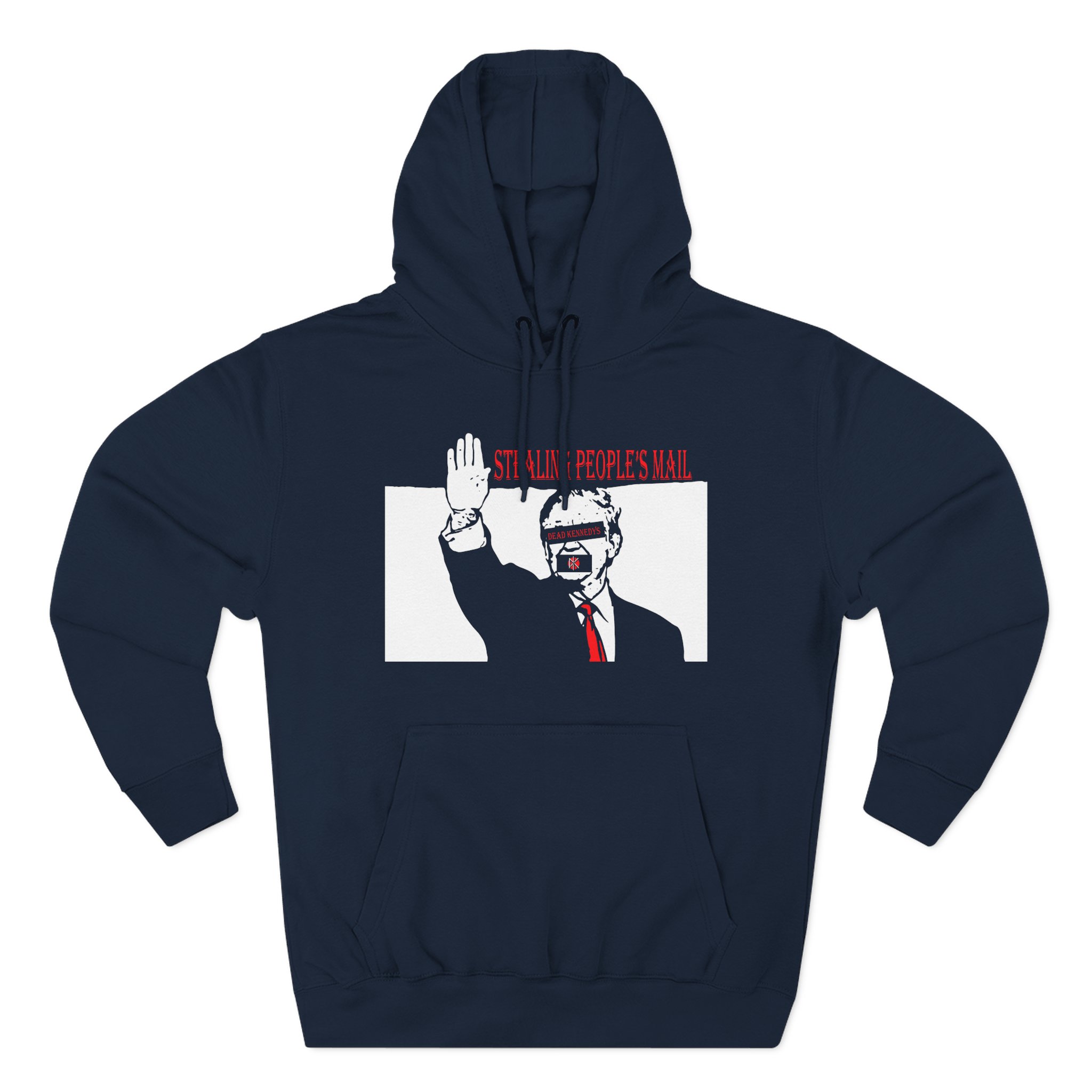 Dead Kennedys Stealing People's Mail Three-Panel Fleece Hoodie - Image 5