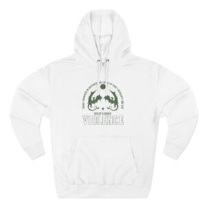 Fourth Wing Violet Violet and Xaden Three-Panel Fleece Hoodie