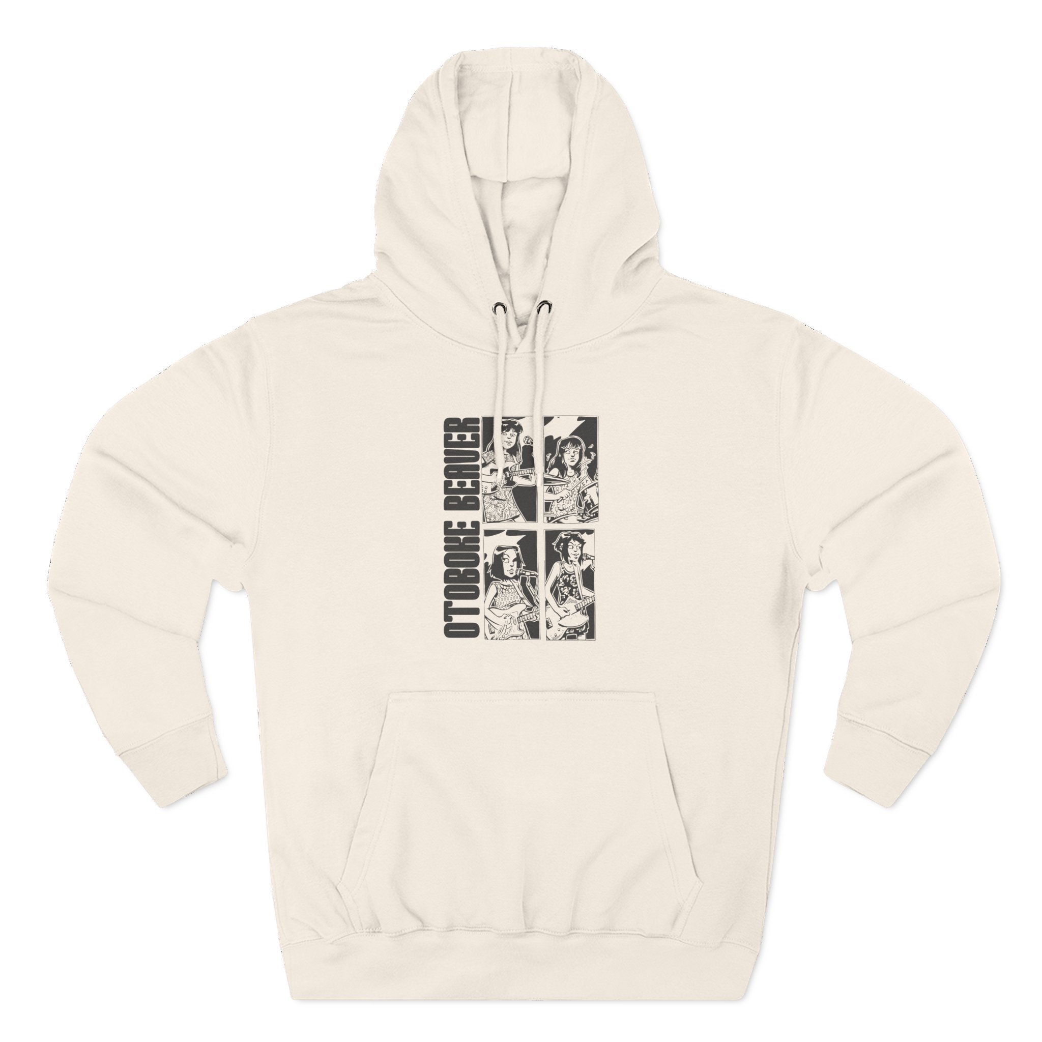 Otoboke Beaver Three-Panel Fleece Hoodie - Image 5