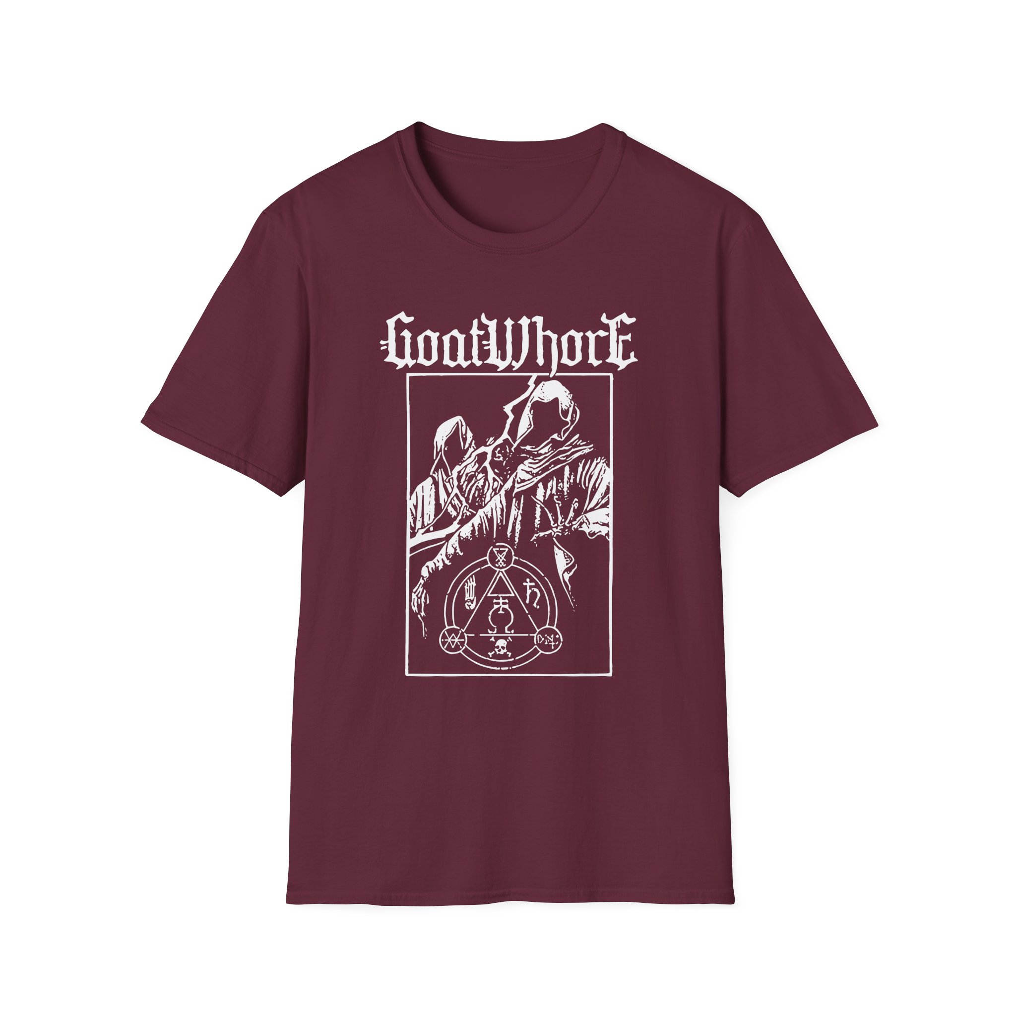 Goatwhore sigil Unisex Softstyle T-Shirt - Image 5