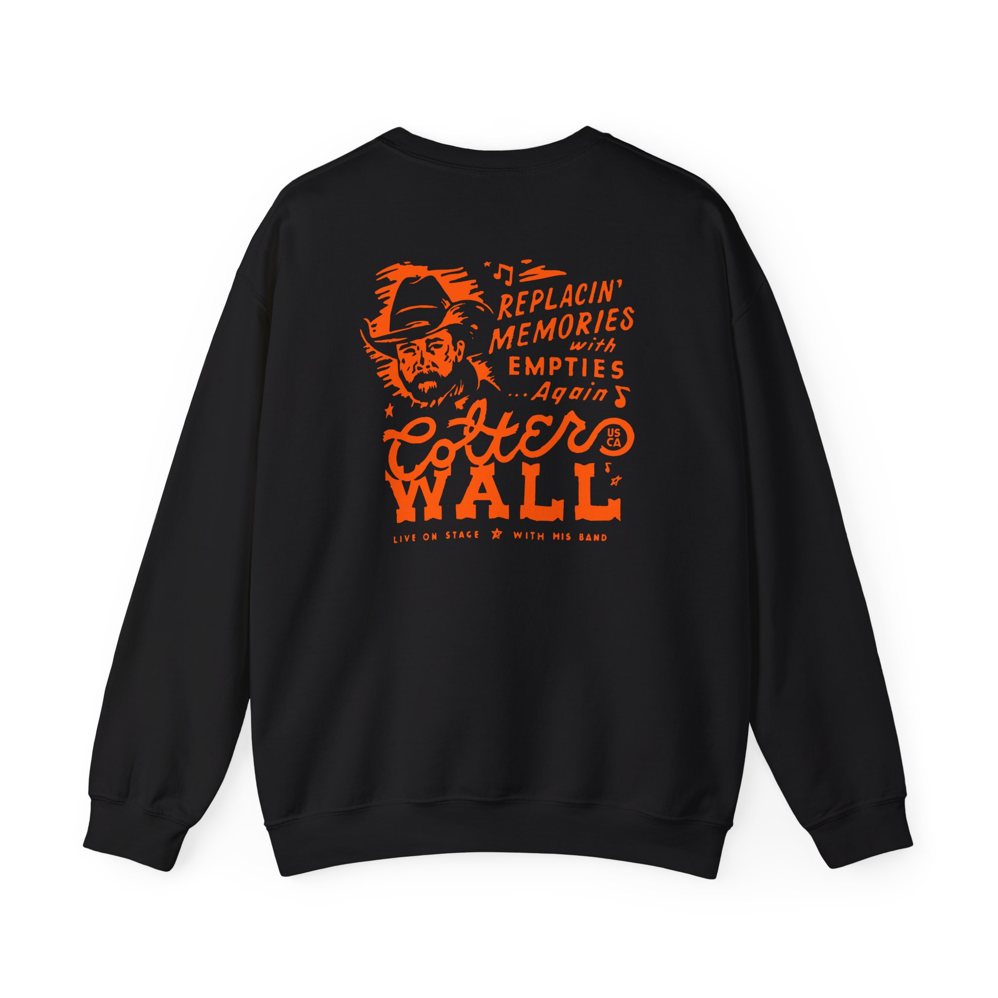 Colter Wall Memories and Empties Pocket Unisex Heavy Blend™ Crewneck Sweatshirt - Image 2