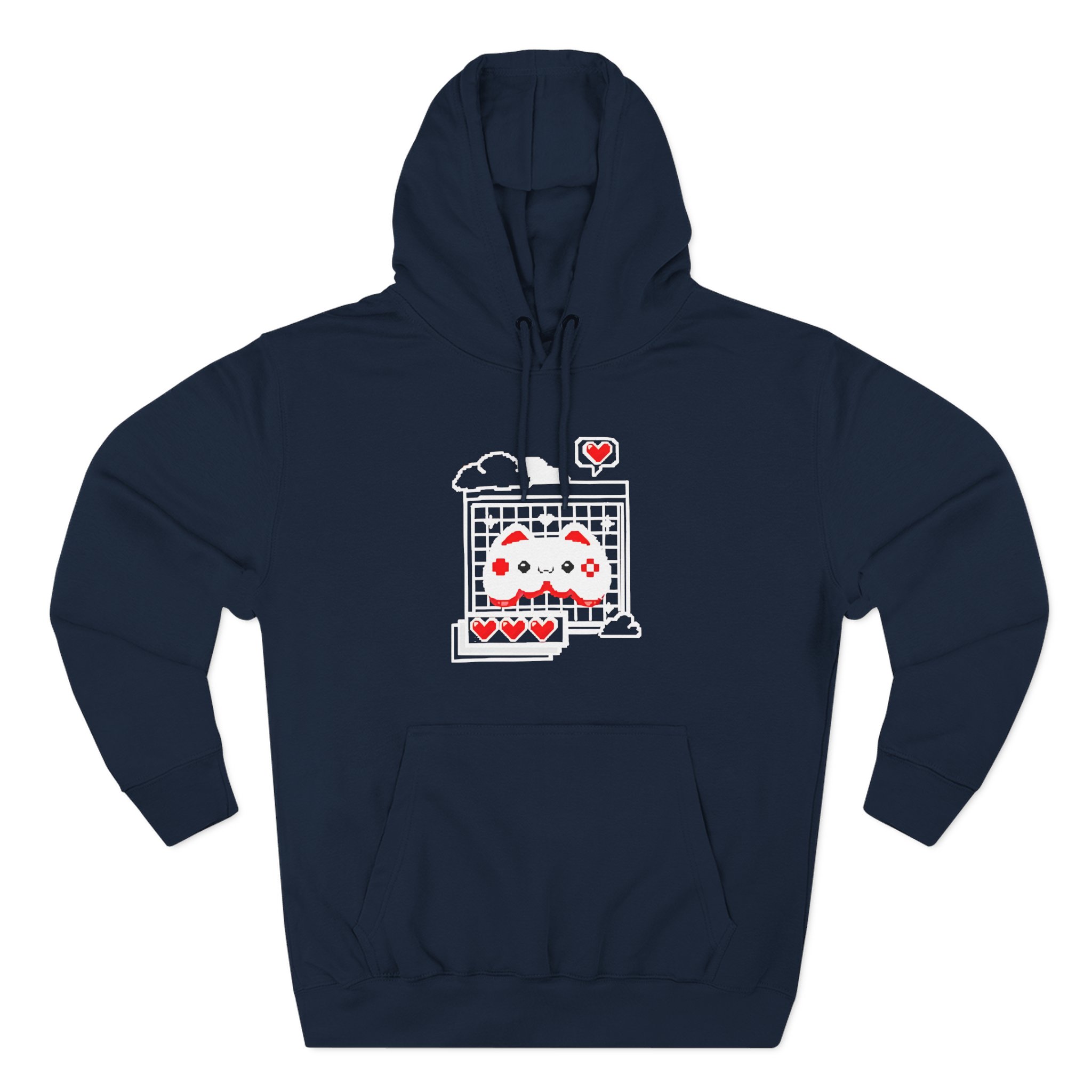Aphmau Gamer Cat Three-Panel Fleece Hoodie - Image 11