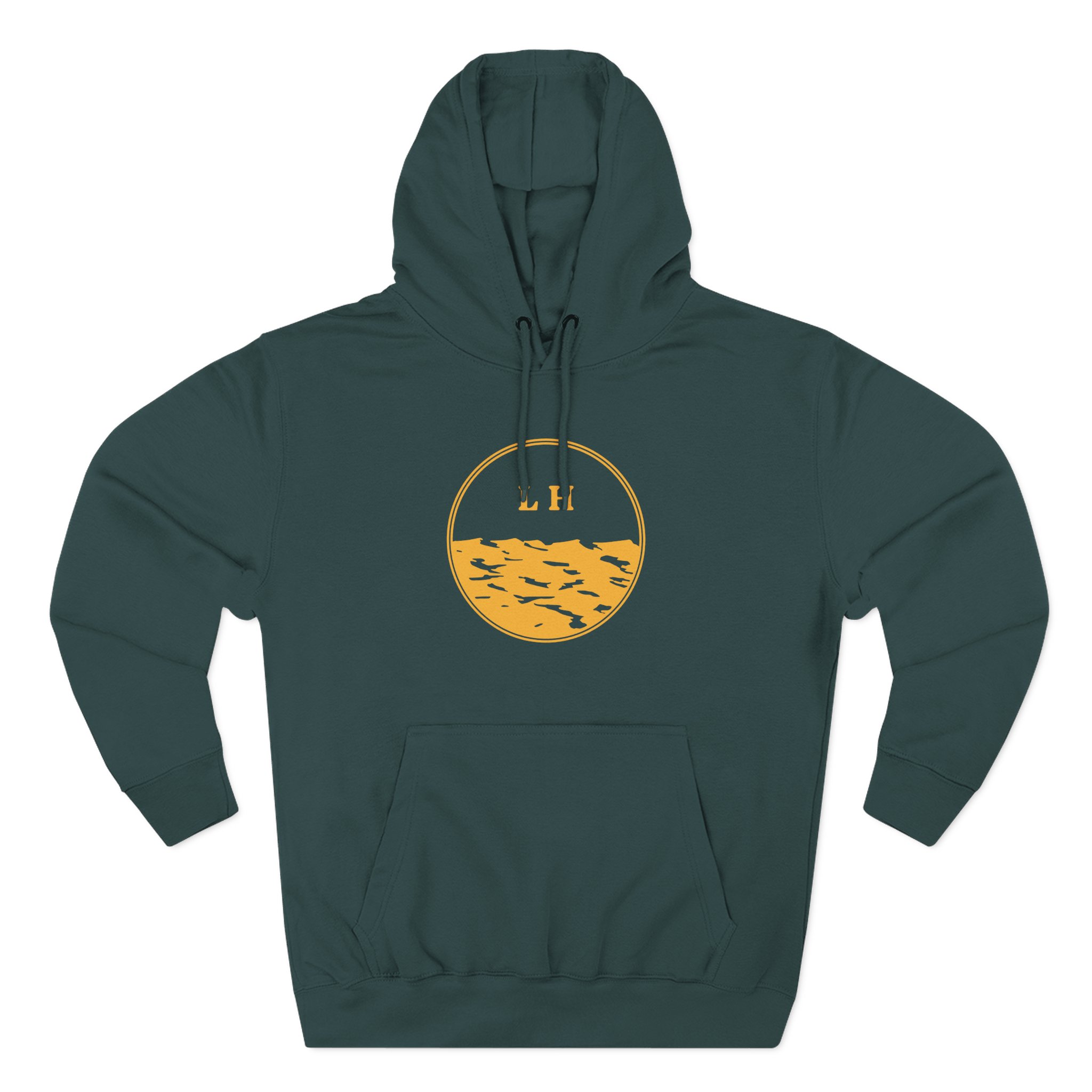 Lord Huron Lake Three-Panel Fleece Hoodie - Image 7