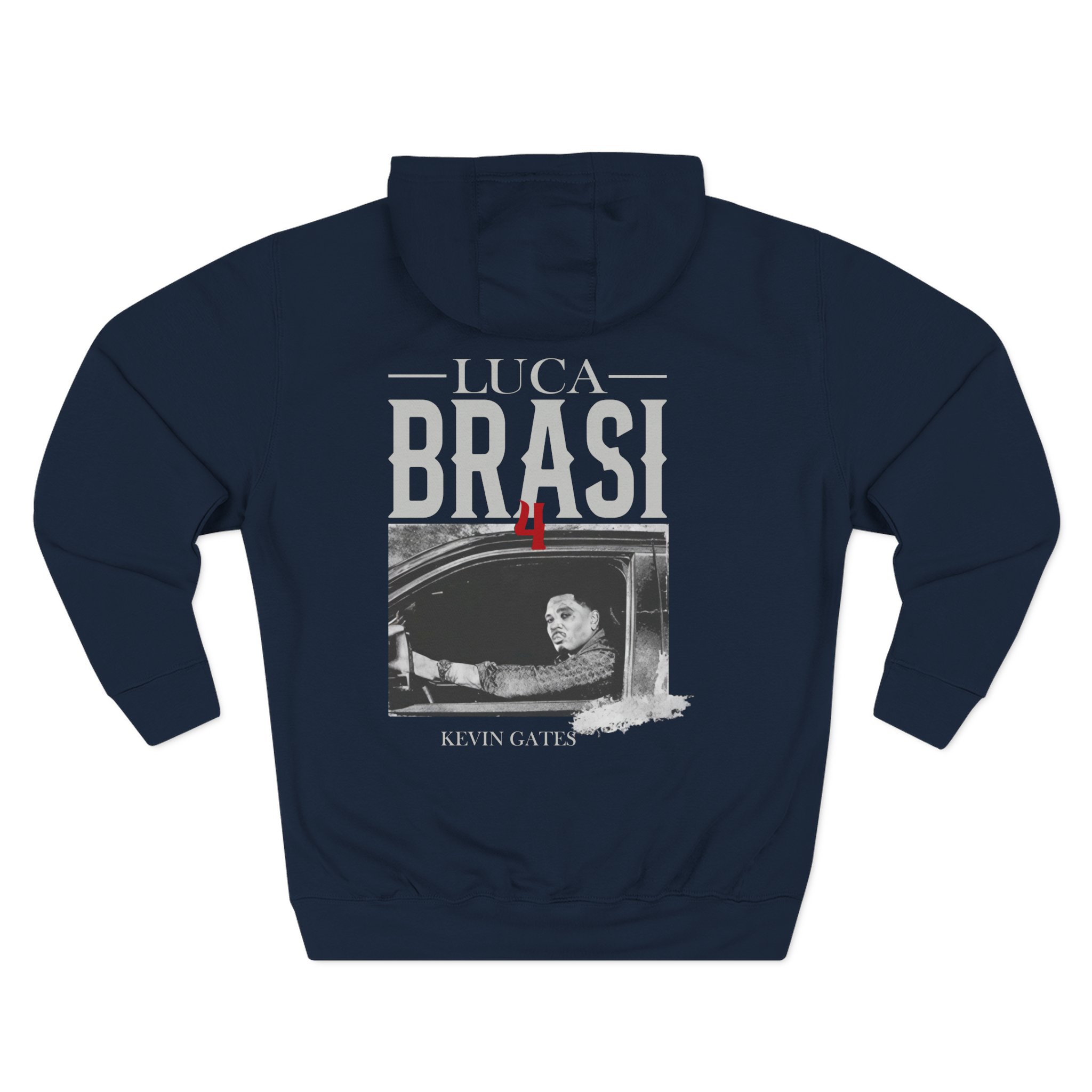 Kevin Gates Luca Brasi Three-Panel Fleece Hoodie - Image 10