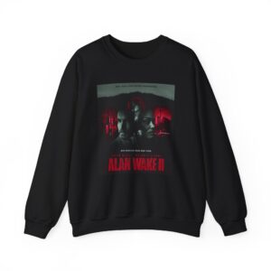 Alan Wake Poster Unisex Heavy Blend™ Crewneck Sweatshirt