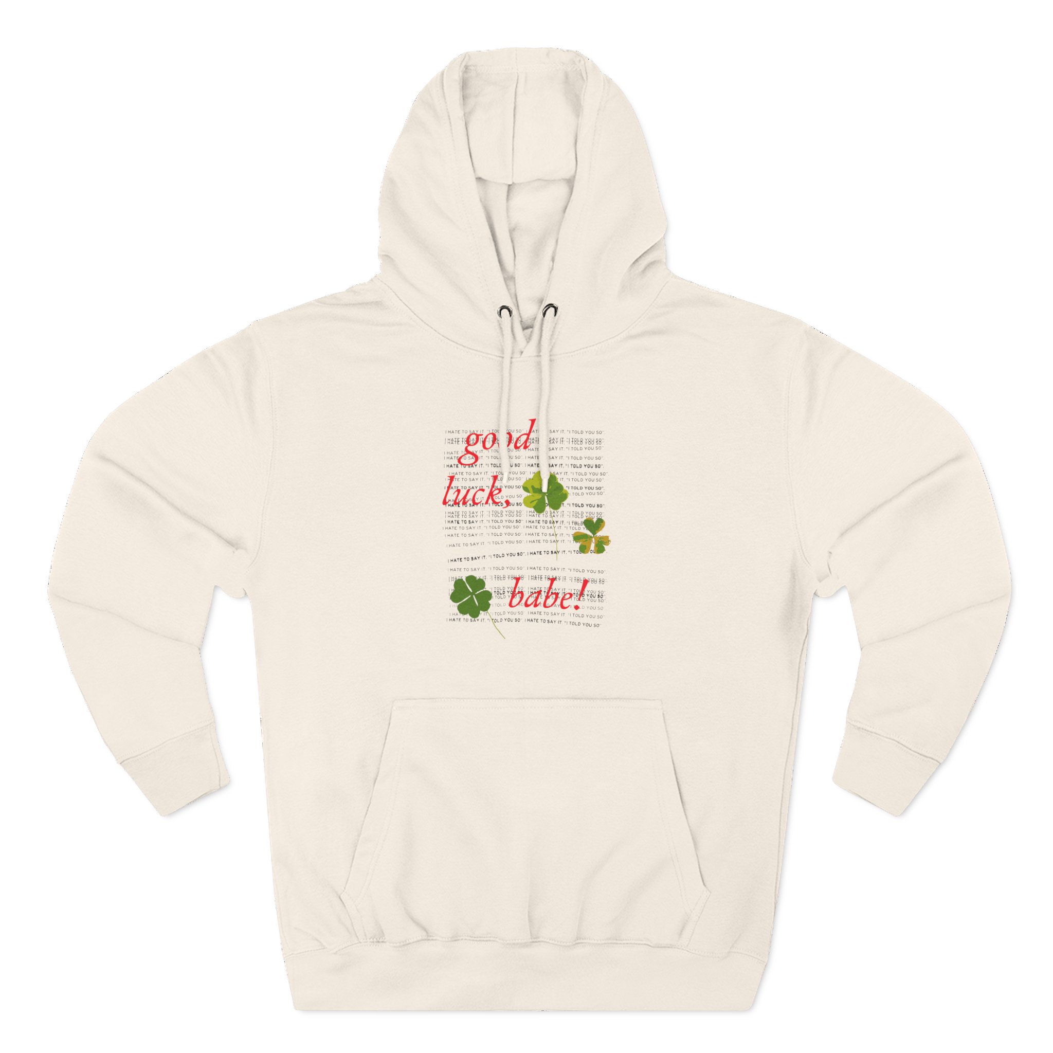 Chappell Roan Good Luck, Babe! Three-Panel Fleece Hoodie - Image 3