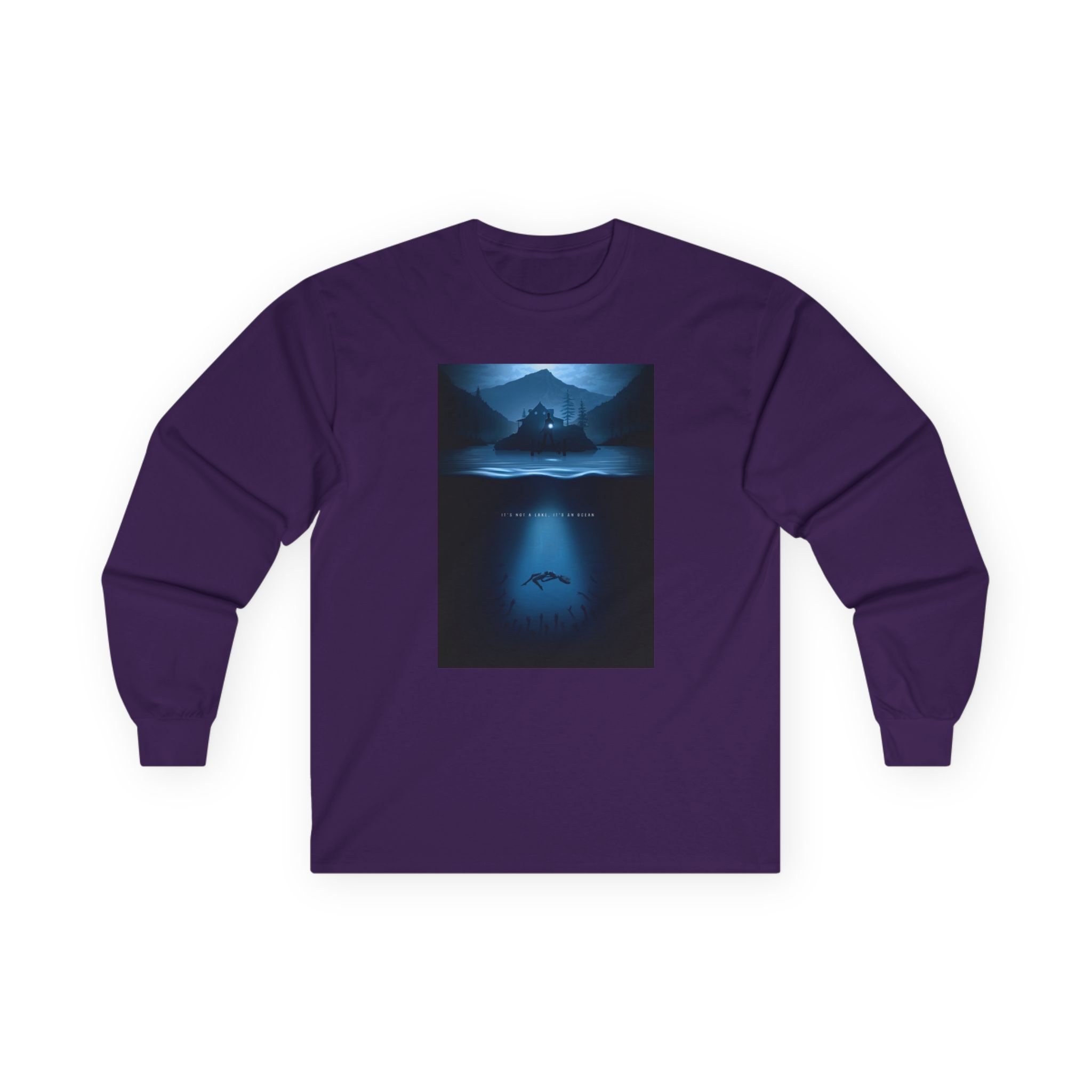 Alan Wake It’s not a lake it’s an ocean Unisex Ultra Cotton Long Sleeve Tee - Image 17