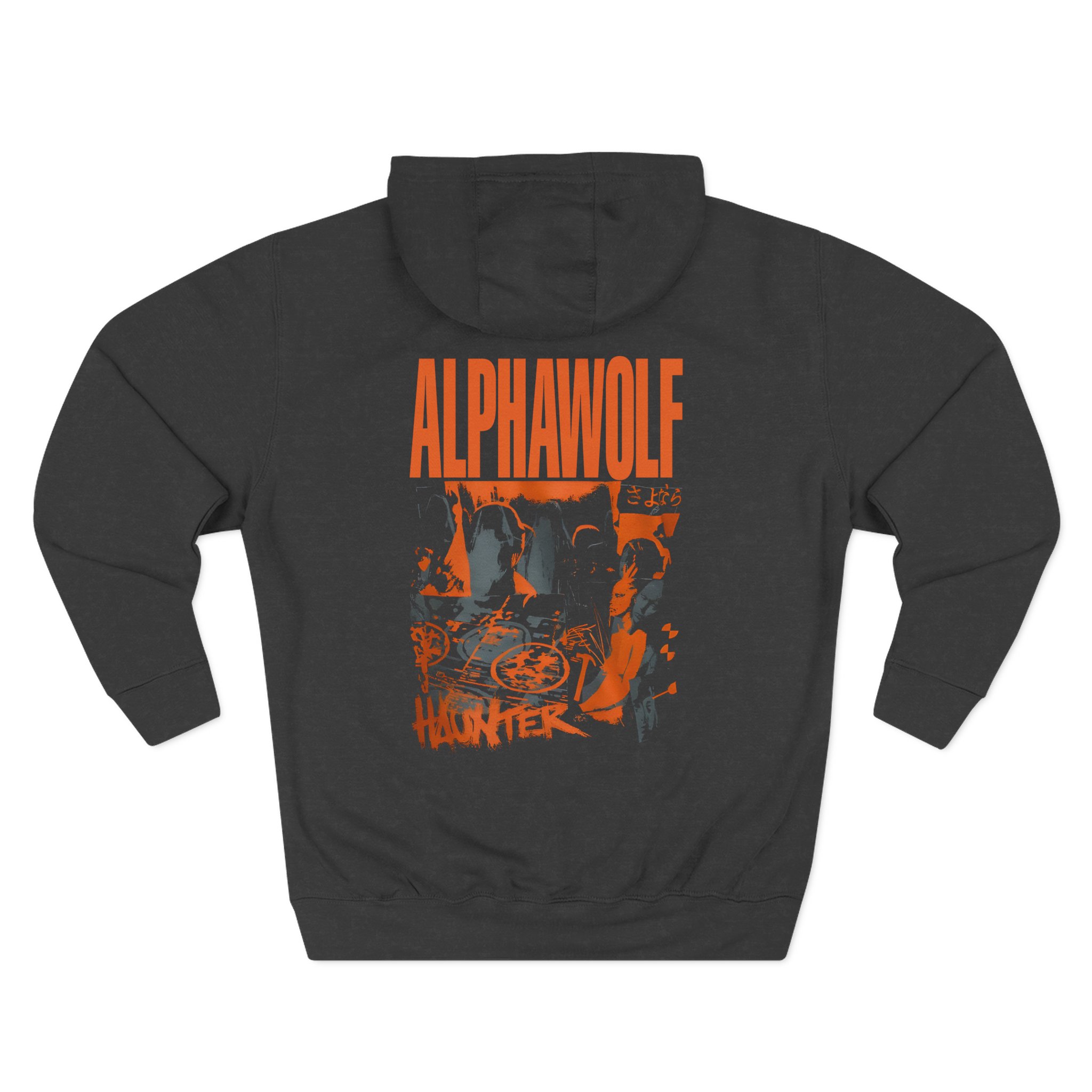 Alpha Wolf h*nter Three-Panel Fleece Hoodie - Image 4