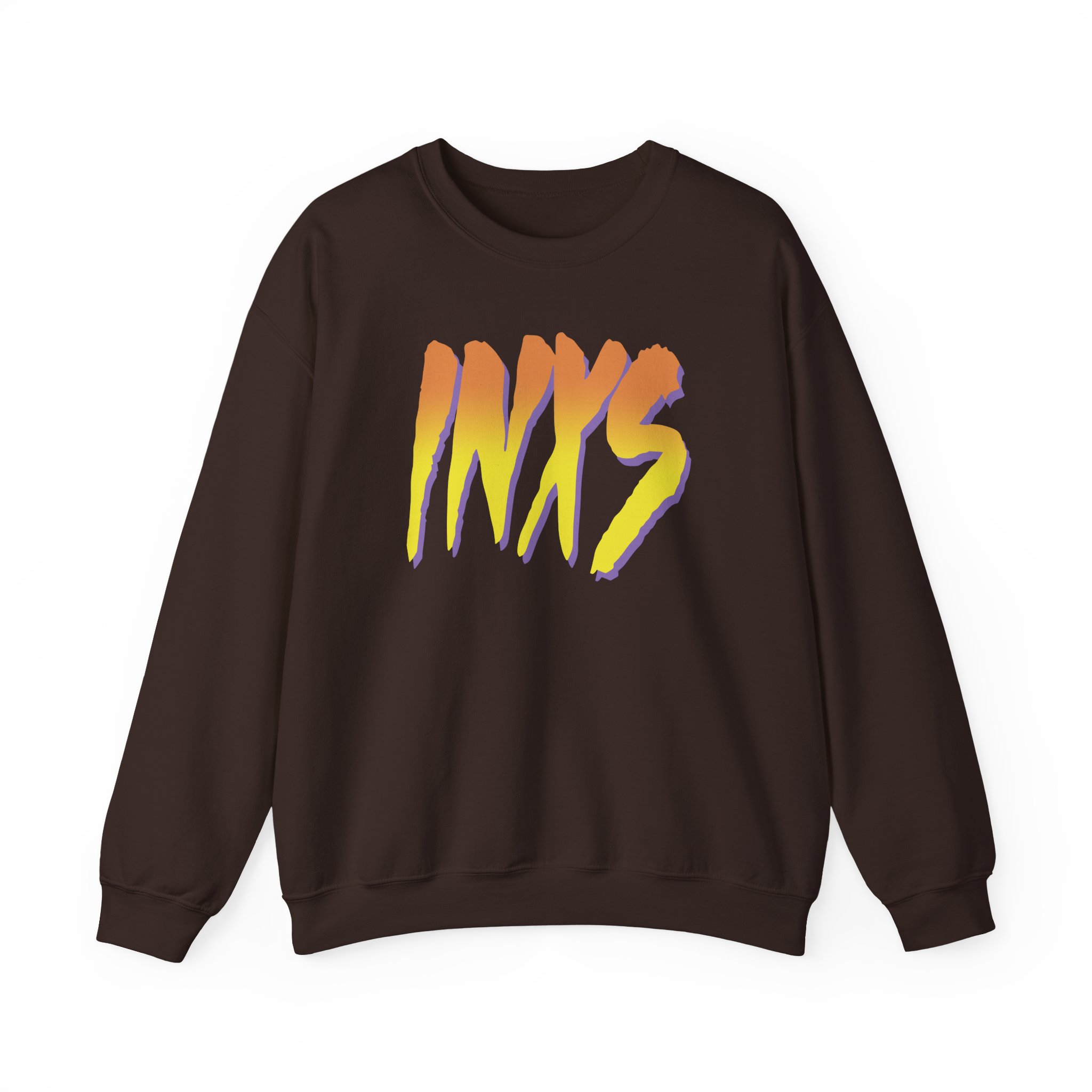 Inxs Listen Like Thieves Brush Logo Unisex Heavy Blend™ Crewneck Sweatshirt - Image 3