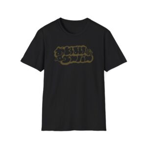 Otoboke Beaver Shimmer Print Logo Unisex Softstyle T-Shirt