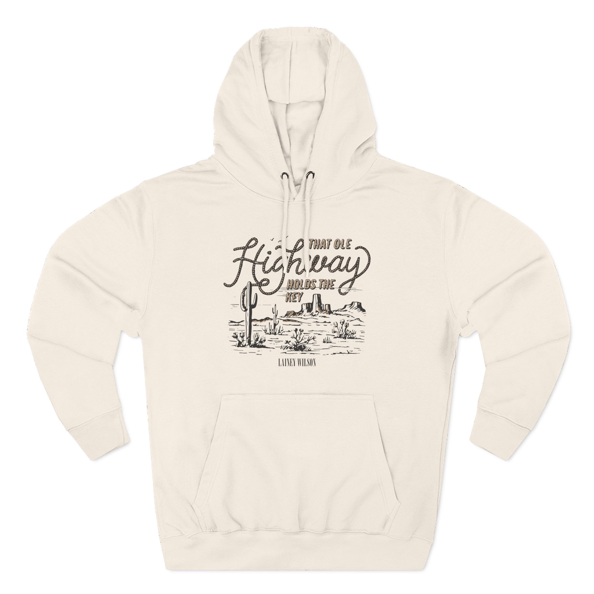 Lainey Wilson Highway Three-Panel Fleece Hoodie - Image 5