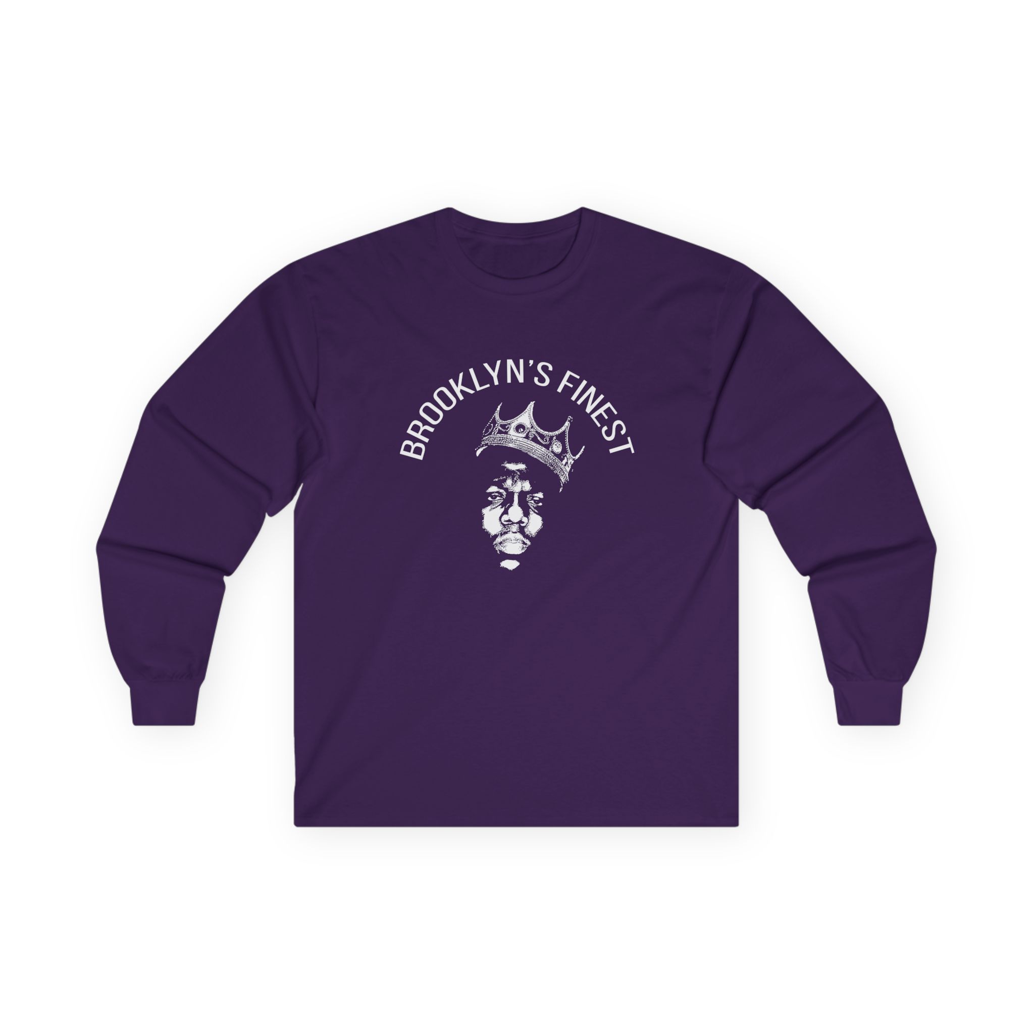 Biggie Smalls Brooklyn's Finest Unisex Ultra Cotton Long Sleeve Tee - Image 9