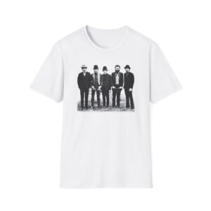 The Band Black and White Portrait Unisex Softstyle T-Shirt