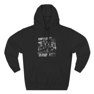 Chat Pile Three-Panel Fleece Hoodie