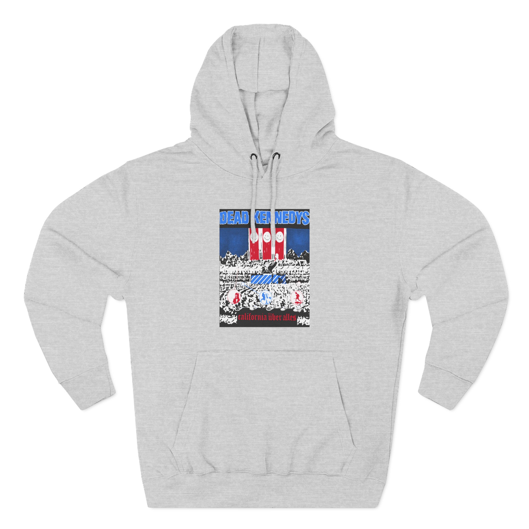 Dead Kennedys California Uber Alles Three-Panel Fleece Hoodie - Image 3