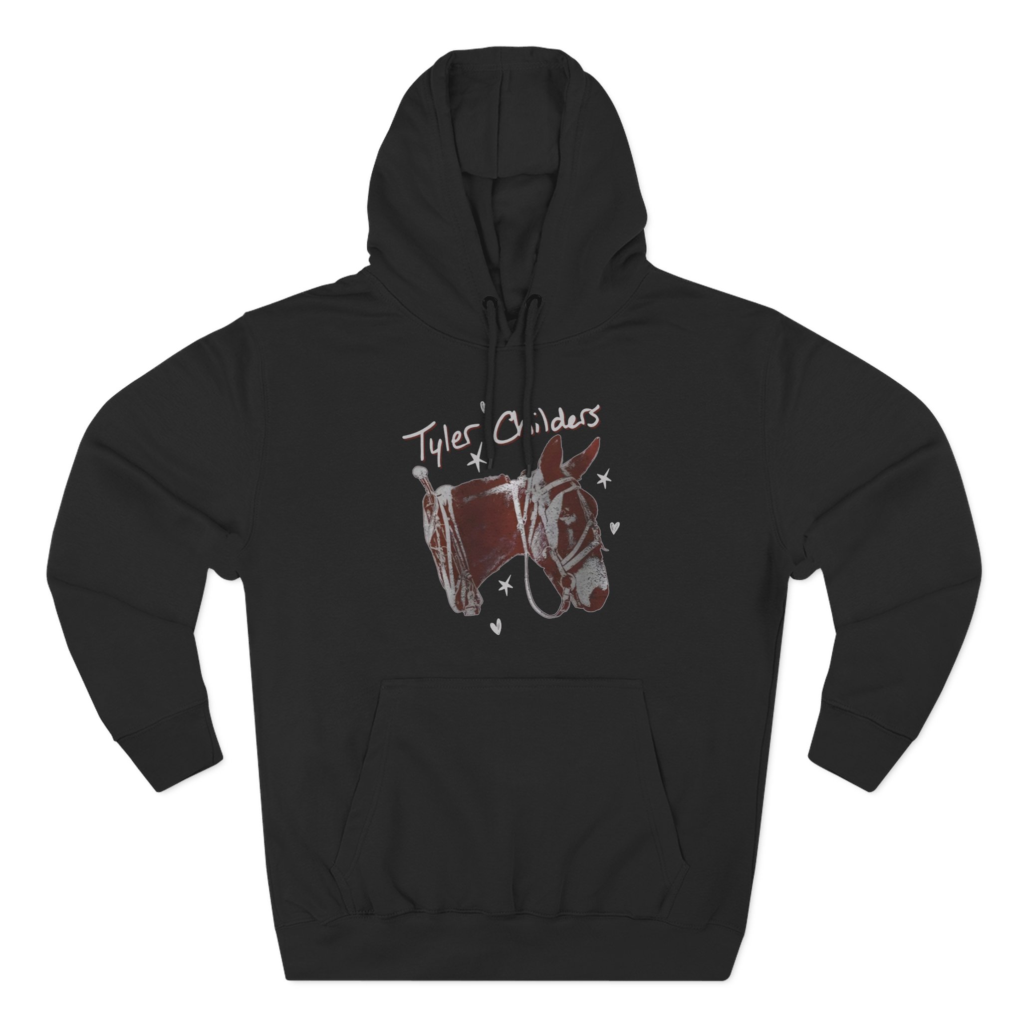 Tyler Childers Green Youth Mule Three-Panel Fleece Hoodie