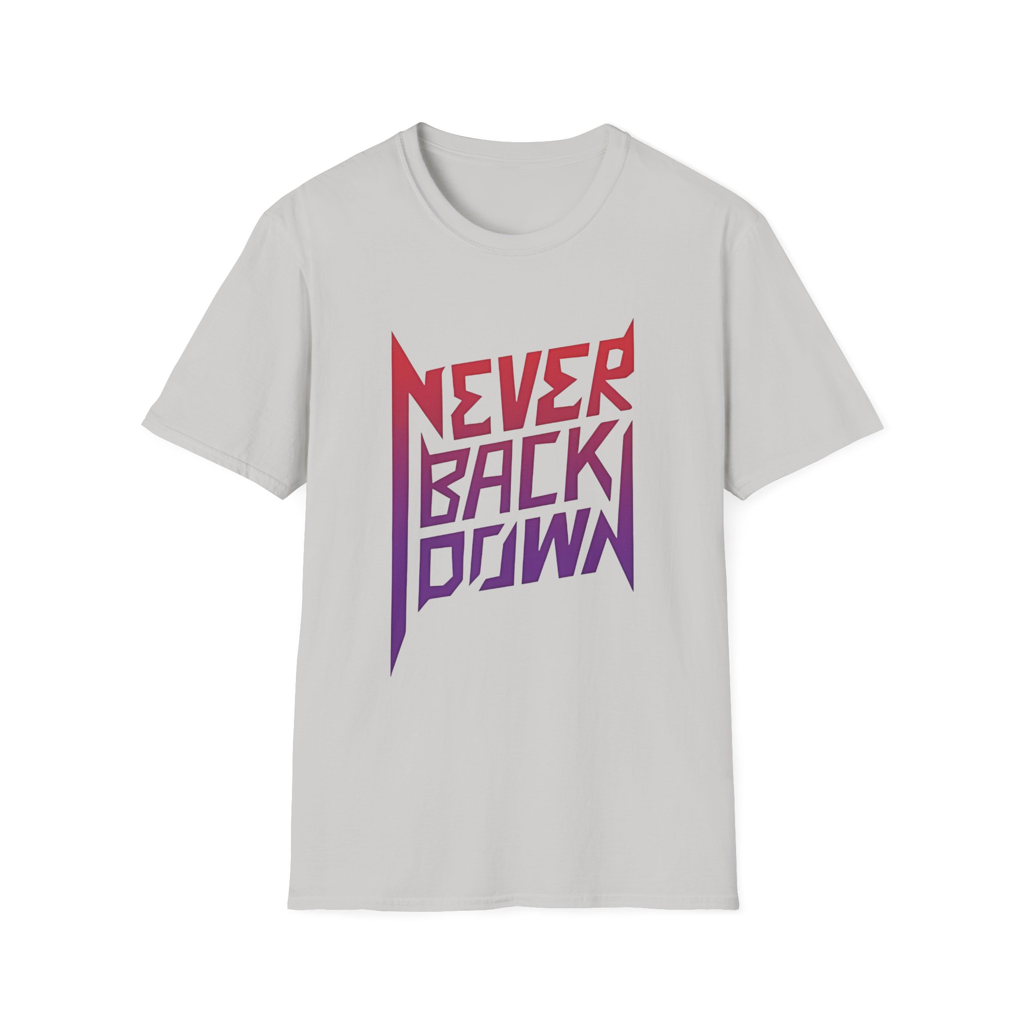 Nick Eh 30 Never Back Down Unisex Softstyle T-Shirt - Image 7