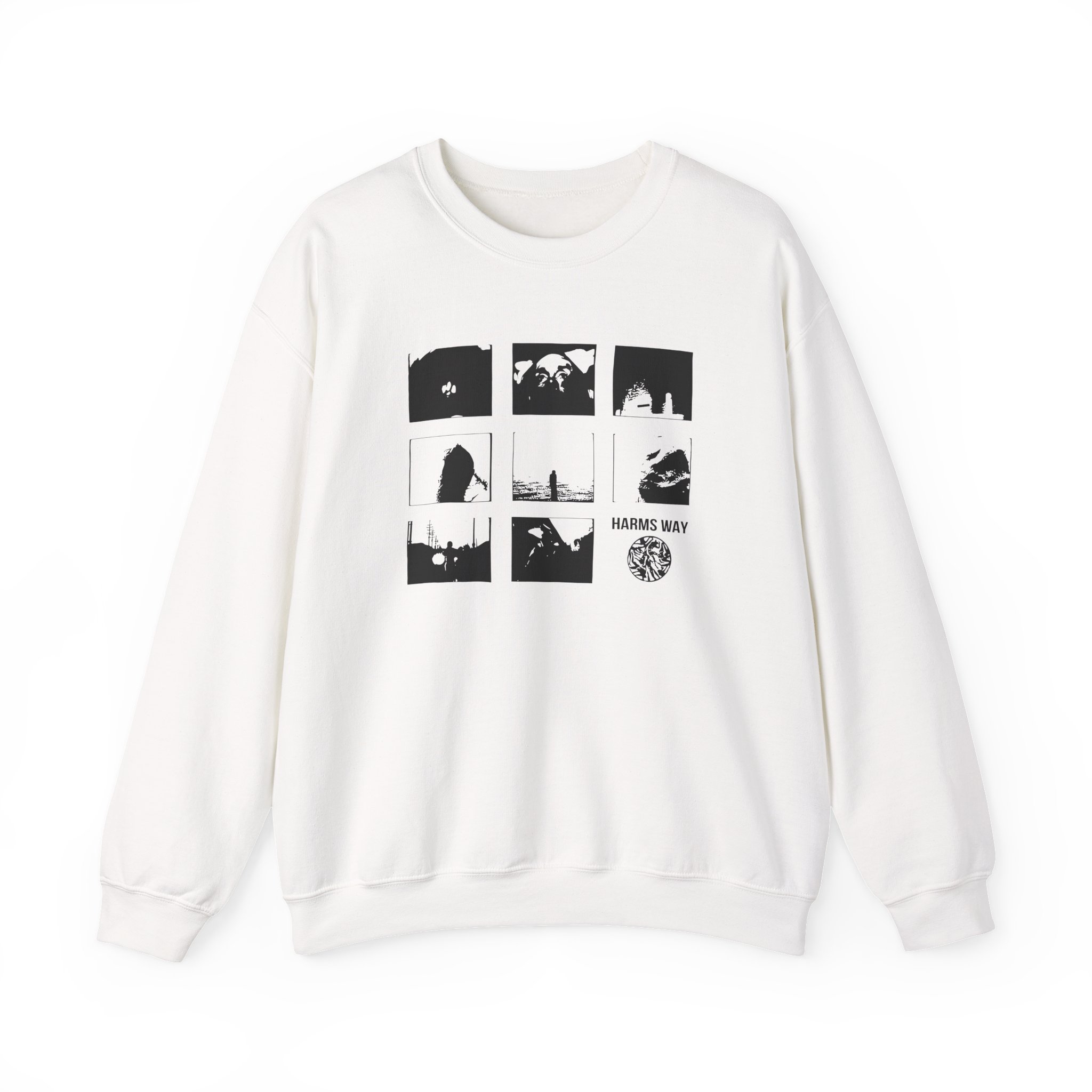 Harms Way Silent Wolf Unisex Heavy Blend™ Crewneck Sweatshirt