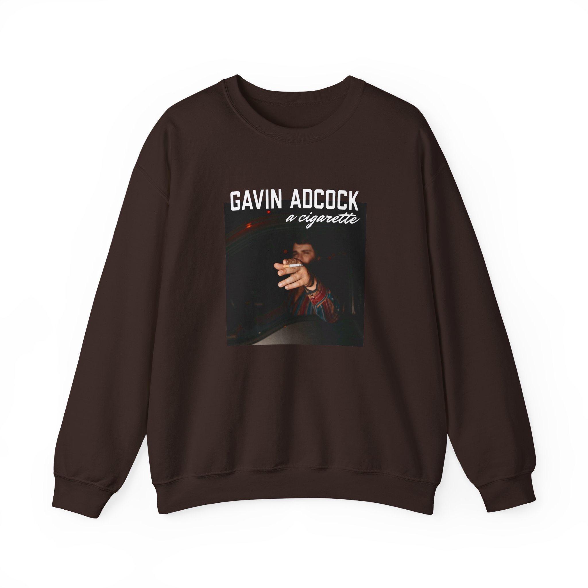 Gavin Adcock a Cigarette Black Photo Unisex Heavy Blend™ Crewneck Sweatshirt - Image 3