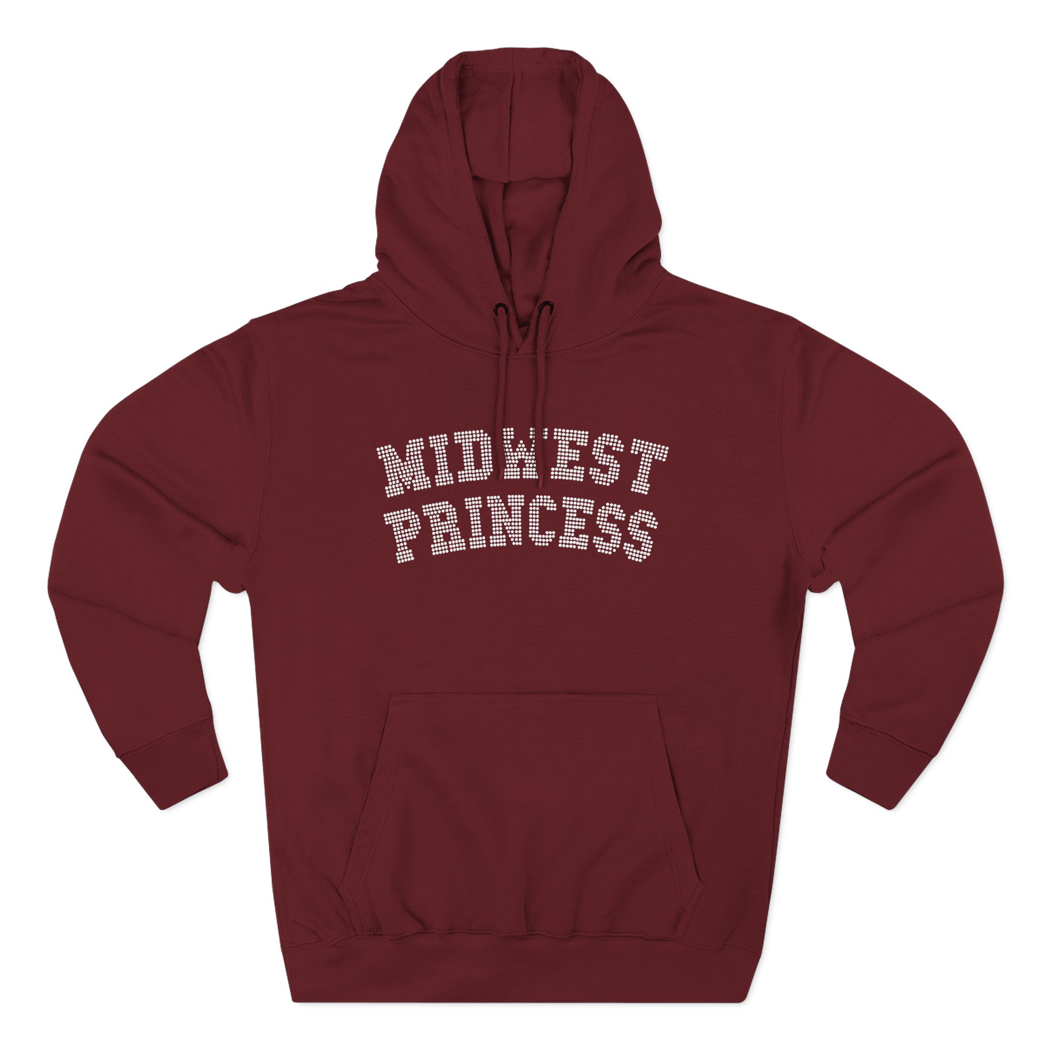 Chappell Roan Rhinestoned Midwest Three-Panel Fleece Hoodie - Image 11