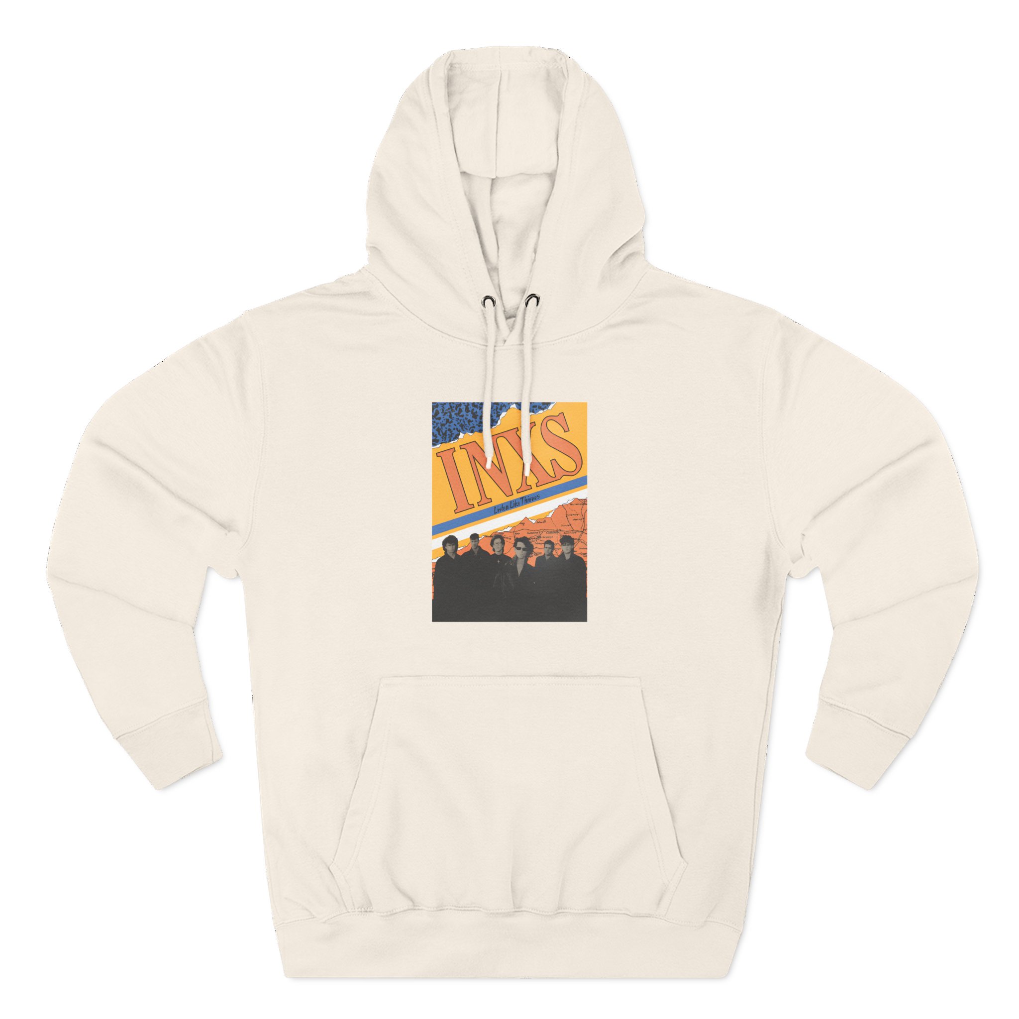 Inxs Listen Like Thieves Three-Panel Fleece Hoodie - Image 3