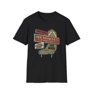 Colter Wall Memories And Empties Boot Sign Unisex Softstyle T-Shirt