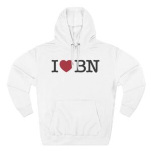 Quevedo I Love Bn Three-Panel Fleece Hoodie