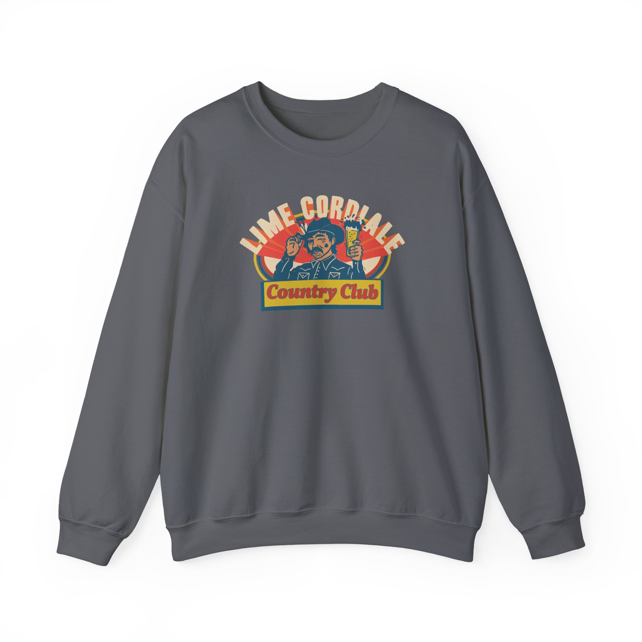 Lime Cordiale Country Club Unisex Heavy Blend™ Crewneck Sweatshirt - Image 15