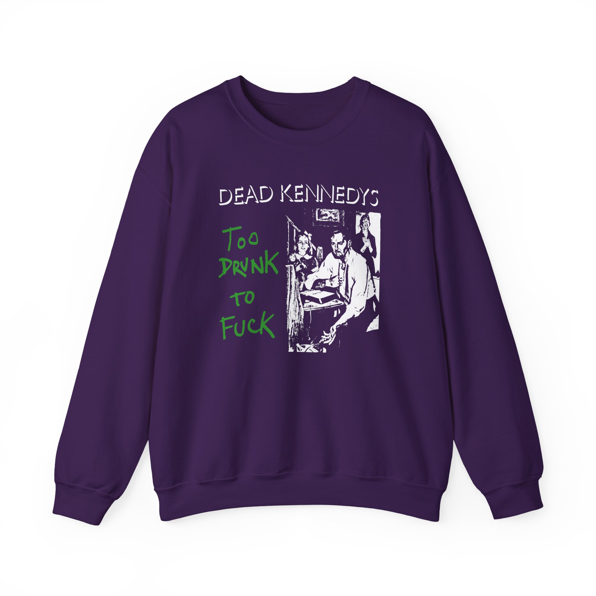 Dead Kennedys Too Drunk To Fuck Unisex Heavy Blend™ Crewneck Sweatshirt - Image 13
