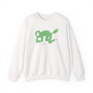 Odie Leigh Wolf Girl T Unisex Heavy Blend™ Crewneck Sweatshirt