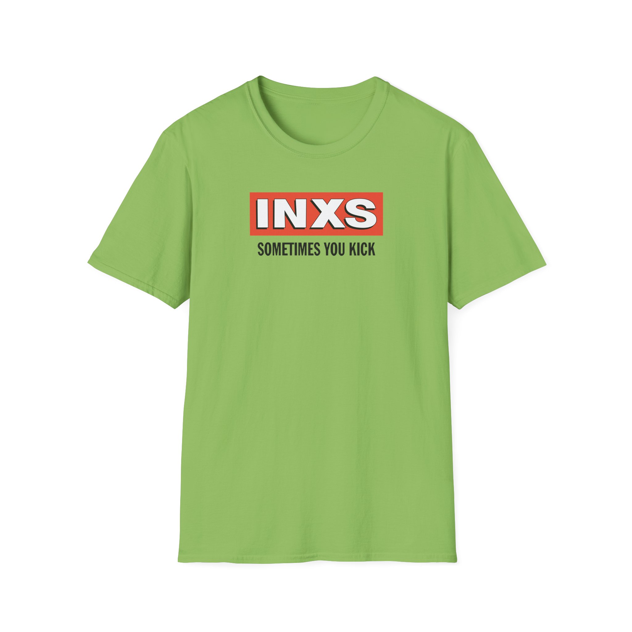 Inxs Sometimes You Kick Unisex Softstyle T-Shirt - Image 9