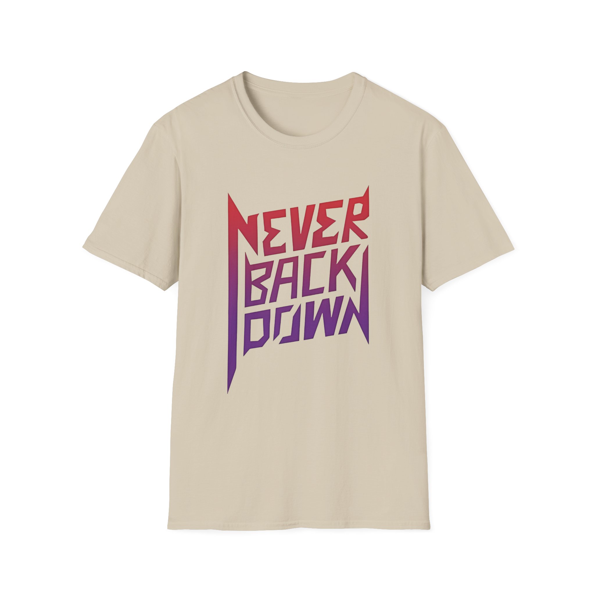 Nick Eh 30 Never Back Down Unisex Softstyle T-Shirt - Image 5
