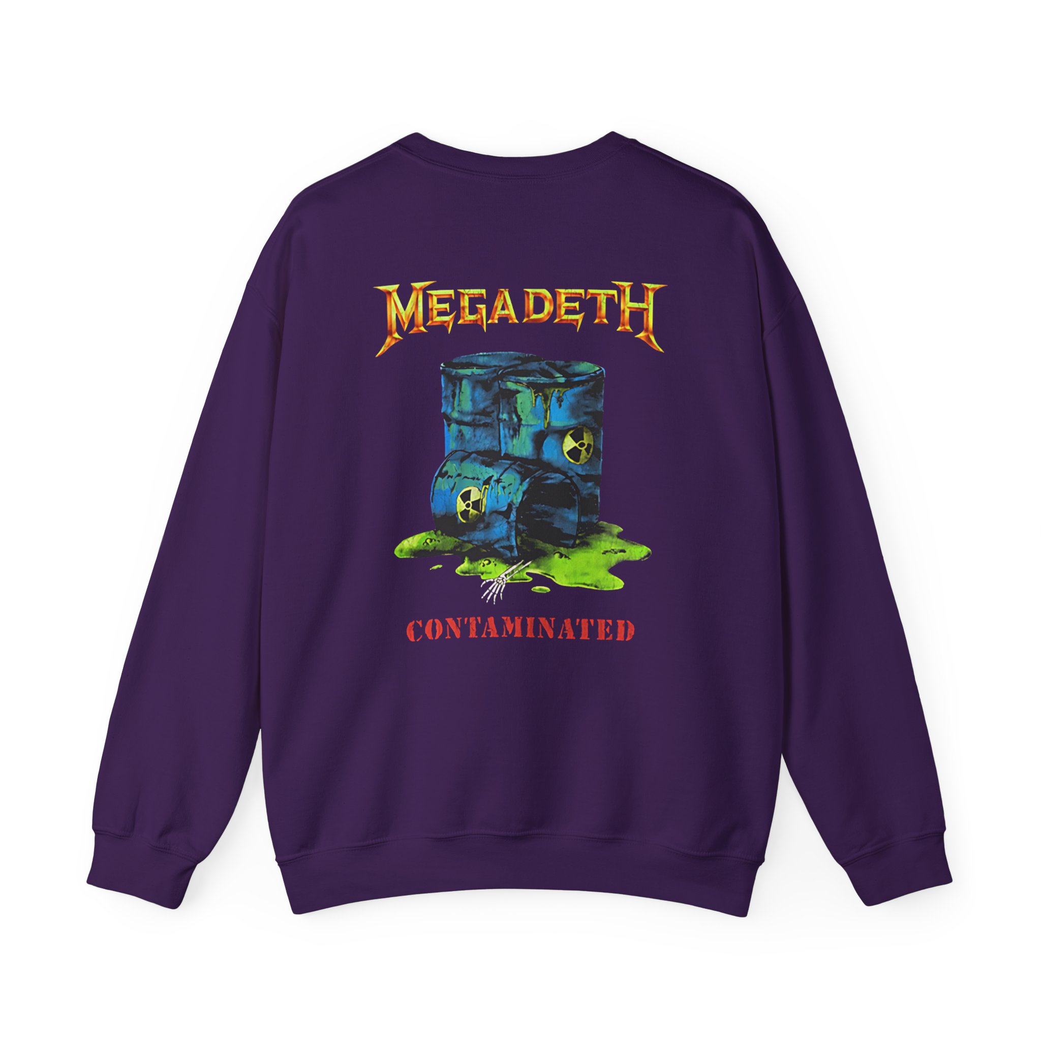 Manhead Megadeth Contaminated Unisex Heavy Blend™ Crewneck Sweatshirt - Image 12