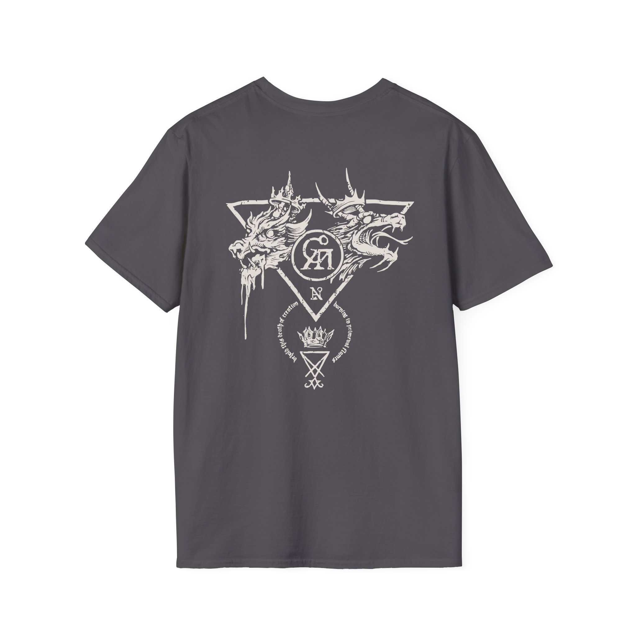 Goatwhore sigil Unisex Softstyle T-Shirt - Image 12