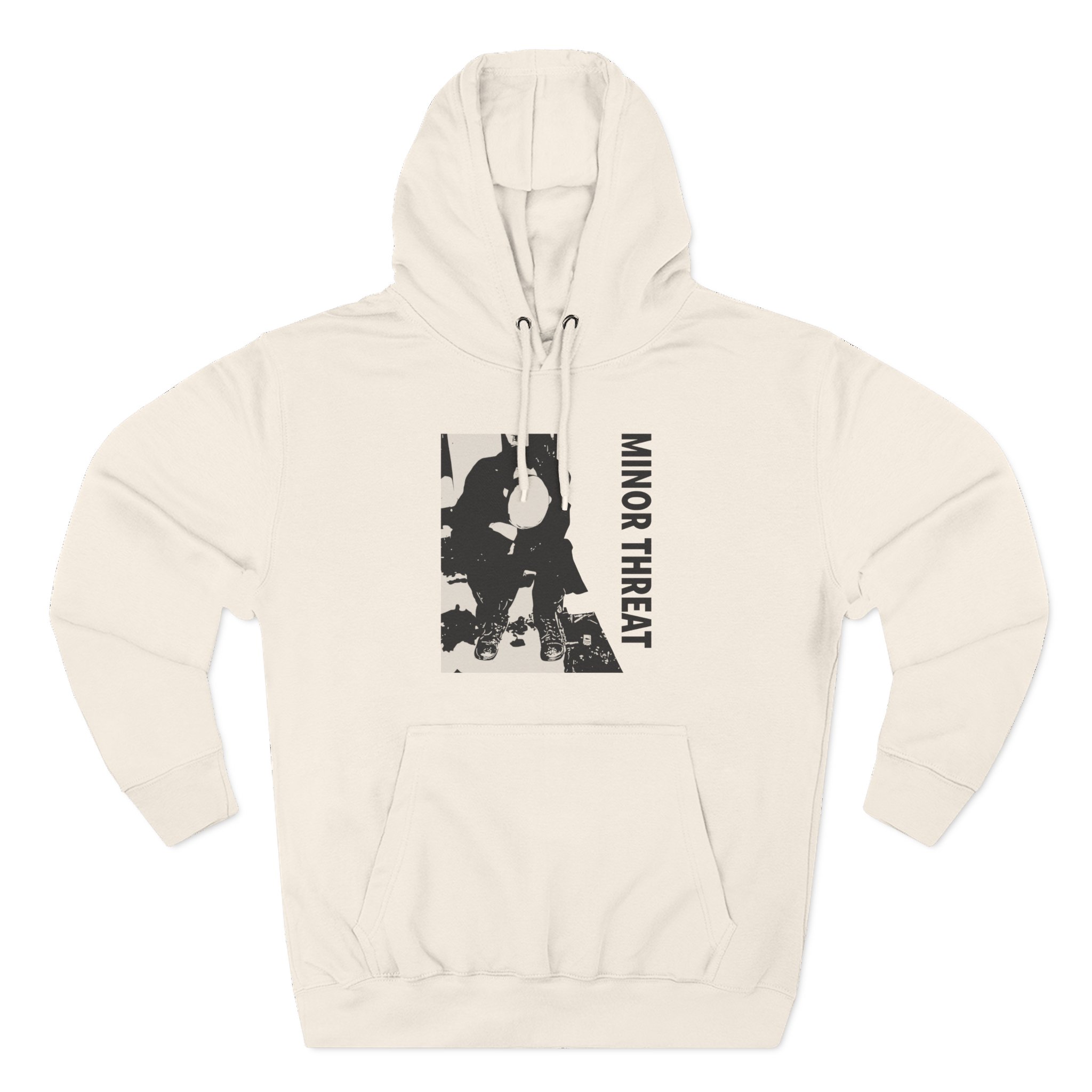 Minor Threat Lp Three-Panel Fleece Hoodie - Image 3