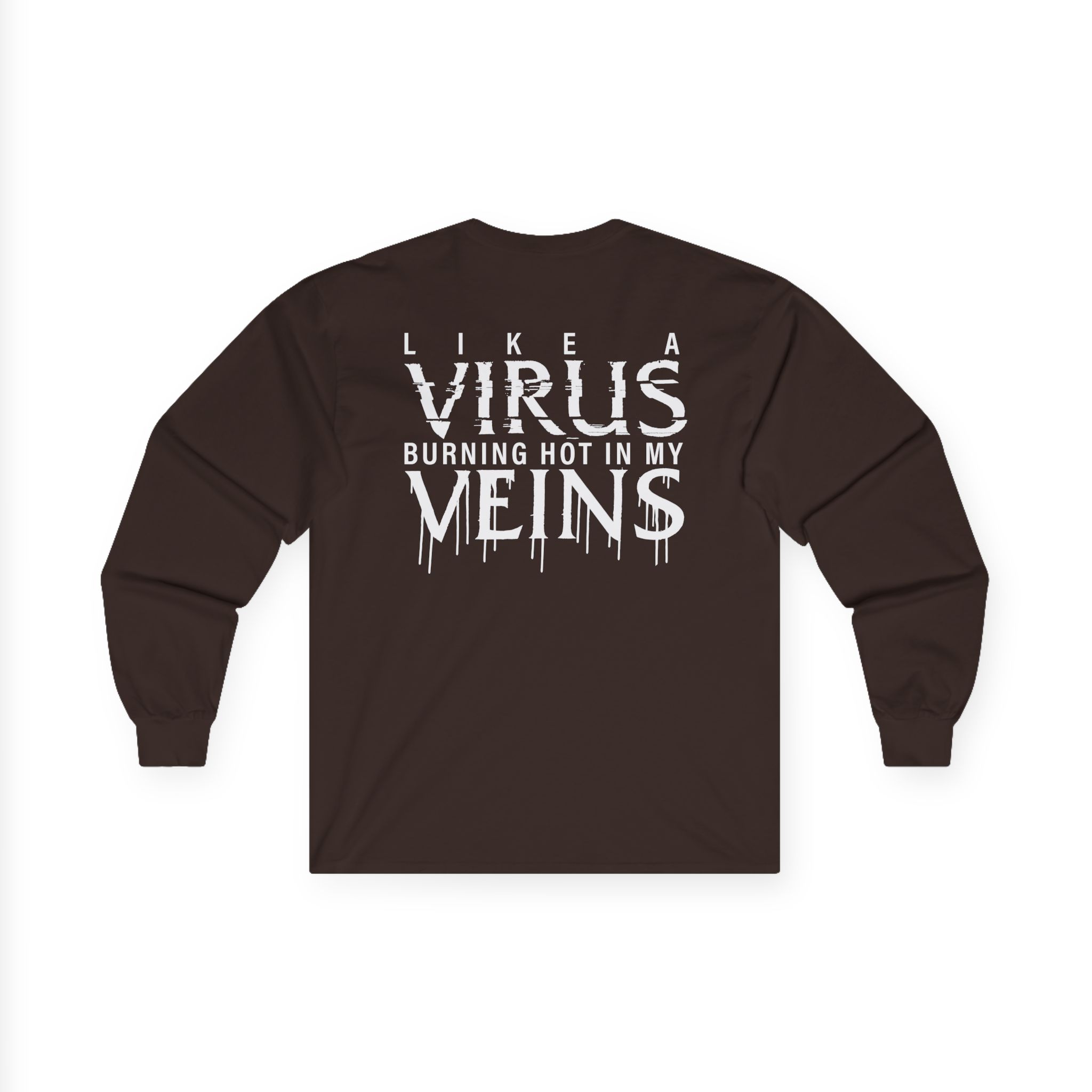 All That Remains Like a Virus Dye Unisex Ultra Cotton Long Sleeve Tee - Image 6