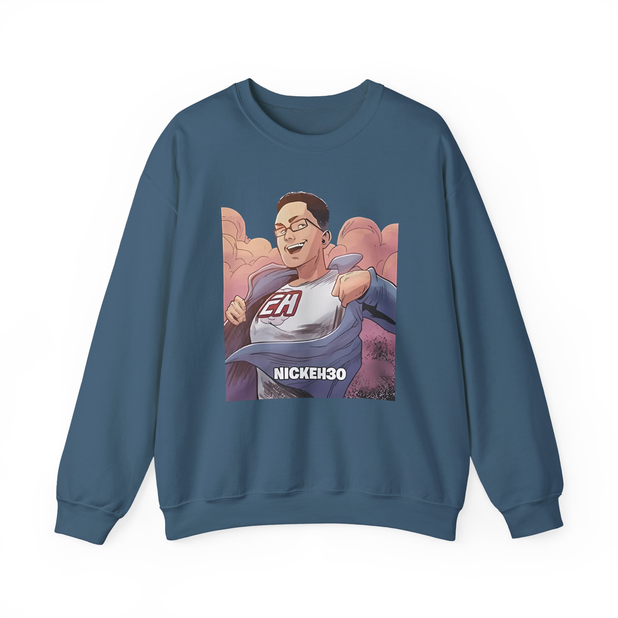 Nick Eh 30 Superhero Unisex Heavy Blend™ Crewneck Sweatshirt - Image 15
