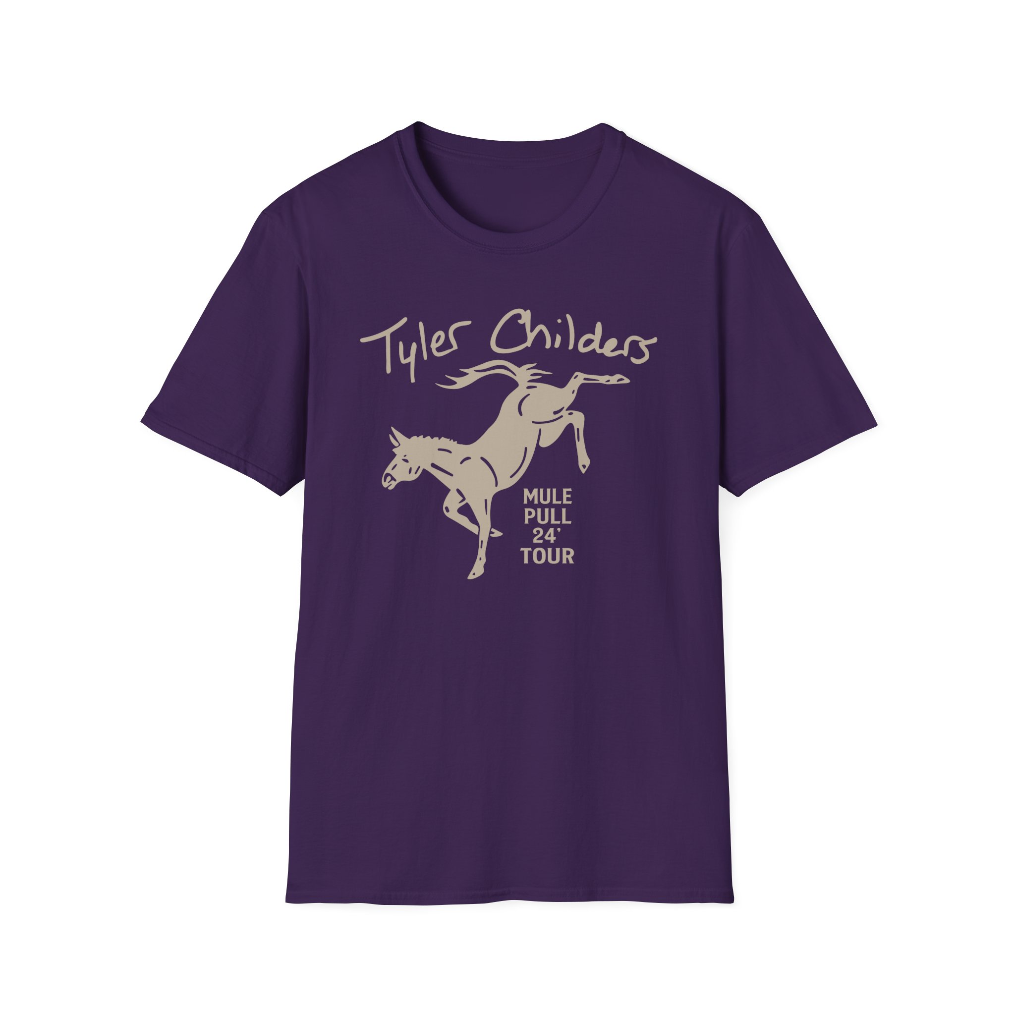 Tyler Childers Green Youth Mule Unisex Softstyle T-Shirt - Image 25