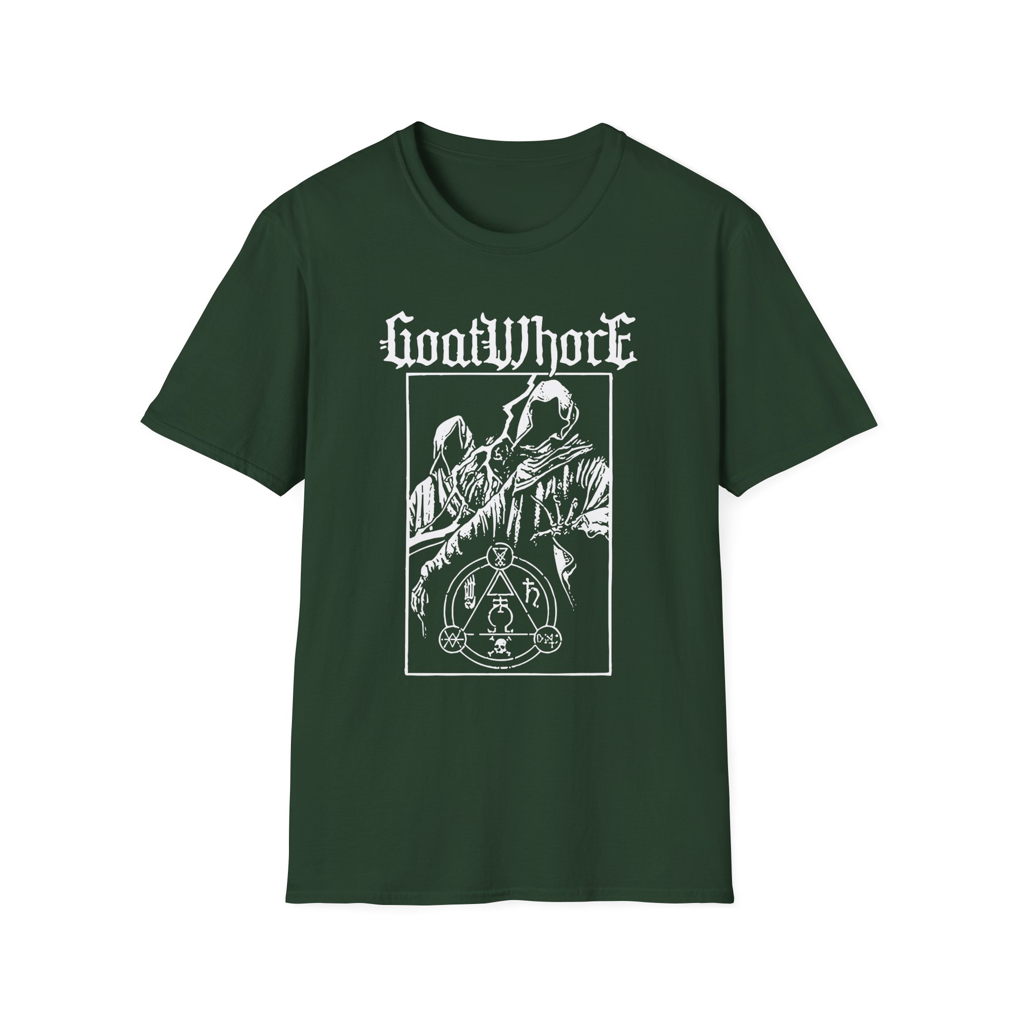 Goatwhore sigil Unisex Softstyle T-Shirt - Image 9