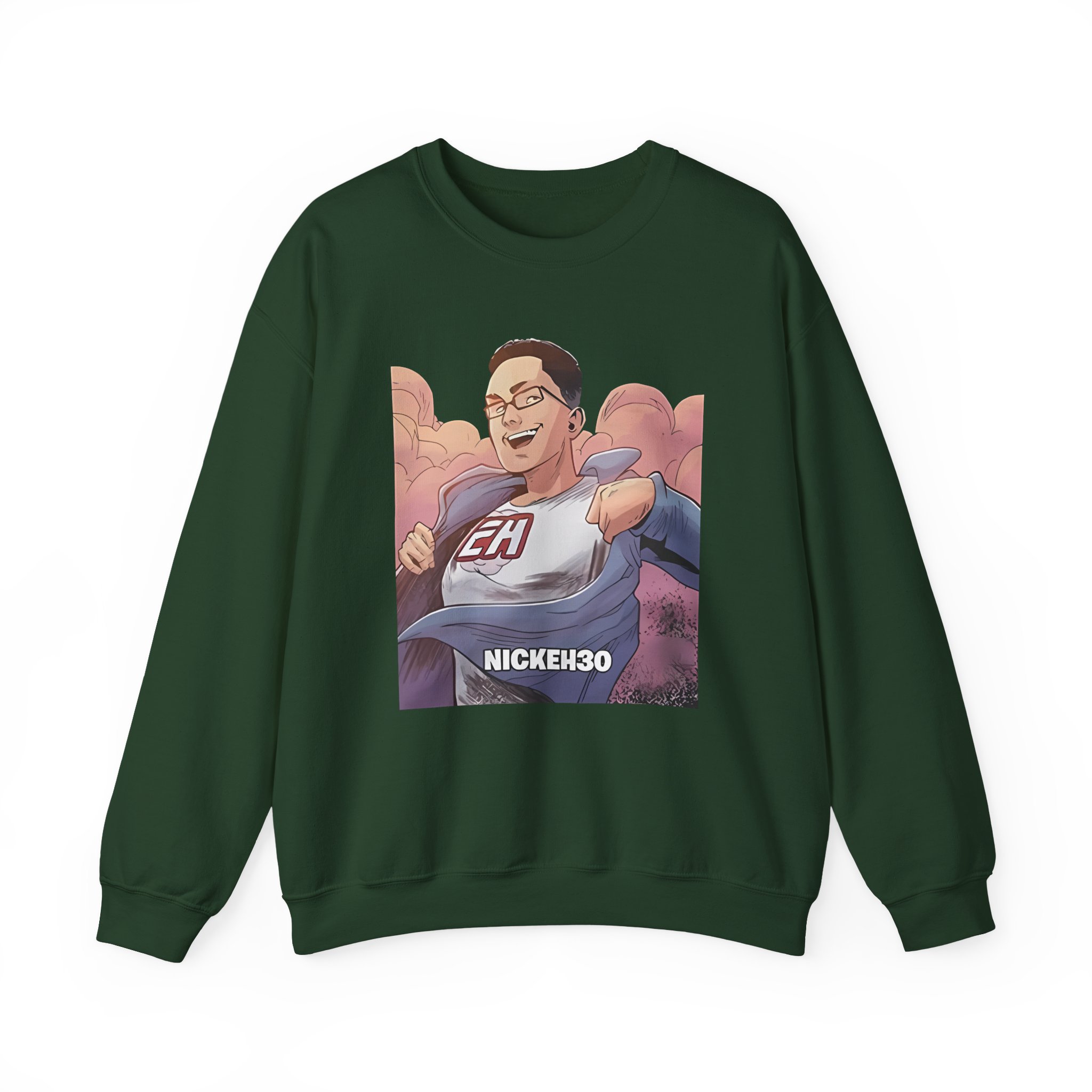 Nick Eh 30 Superhero Unisex Heavy Blend™ Crewneck Sweatshirt - Image 11