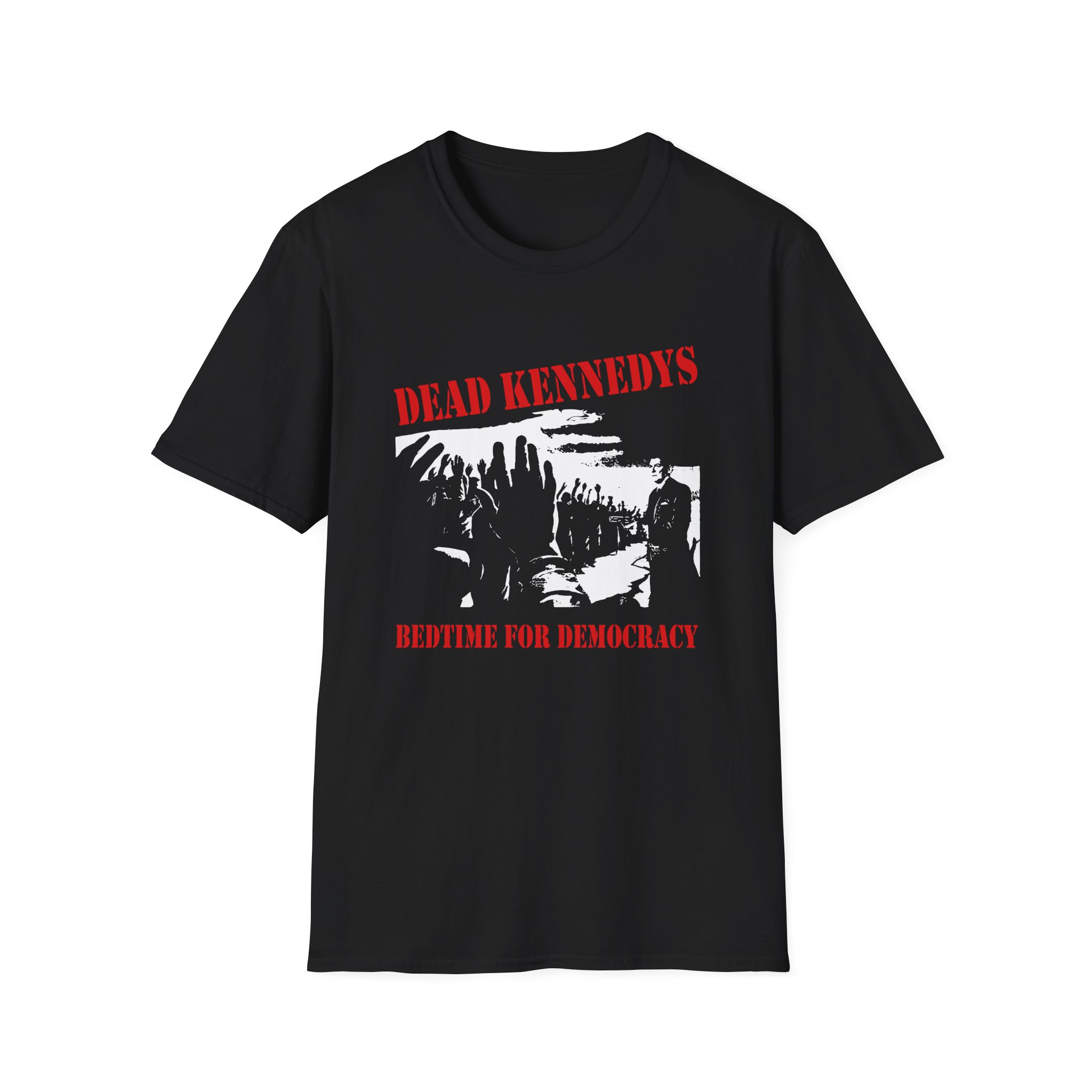 Dead Kennedys 2019 Bedtime for Democracy Charcoal Unisex Softstyle T-Shirt