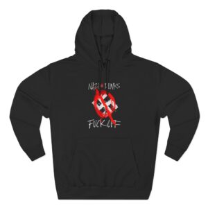 Dead Kennedys Nazi Punks Spray Paint Ladies Three-Panel Fleece Hoodie