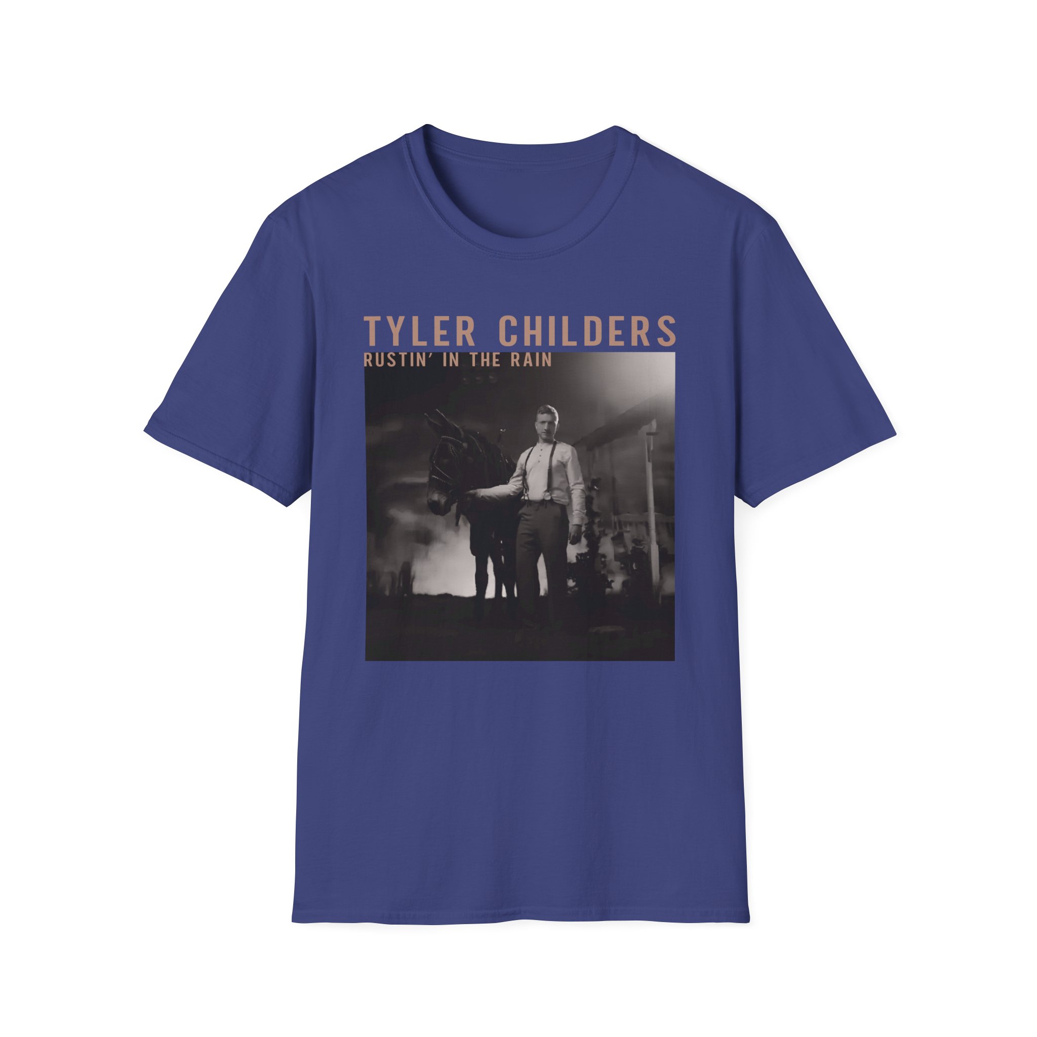 Tyler Childers Black Rustin Unisex Softstyle T-Shirt - Image 15
