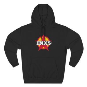 Inxs Vintage Star Logo Three-Panel Fleece Hoodie